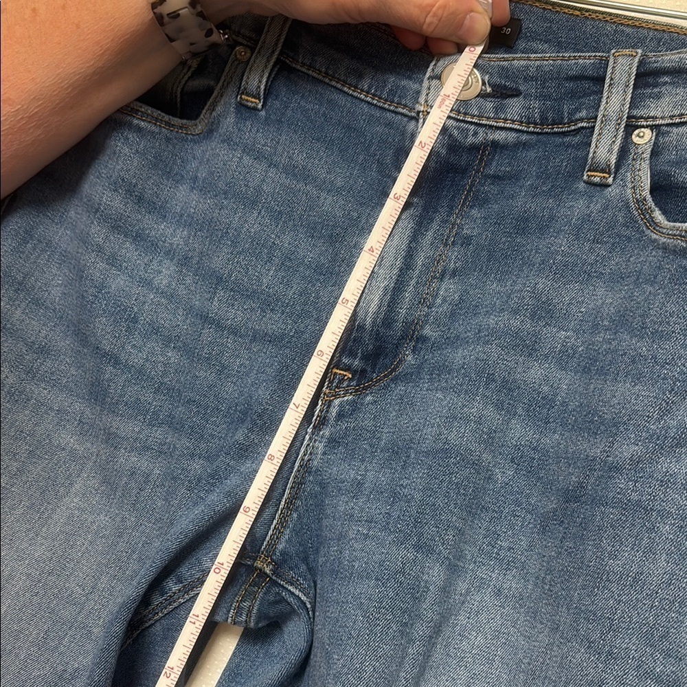 Hudson Jeans Blue Skinny Denim with Distressing - Picture 6 of 10